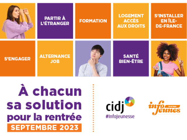 Visuel forum CIDJ solutions rentrée