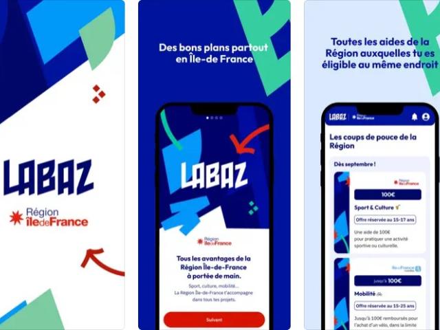 Visuel application Labaz