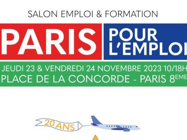 Visuel salon Paris pour l'emploi