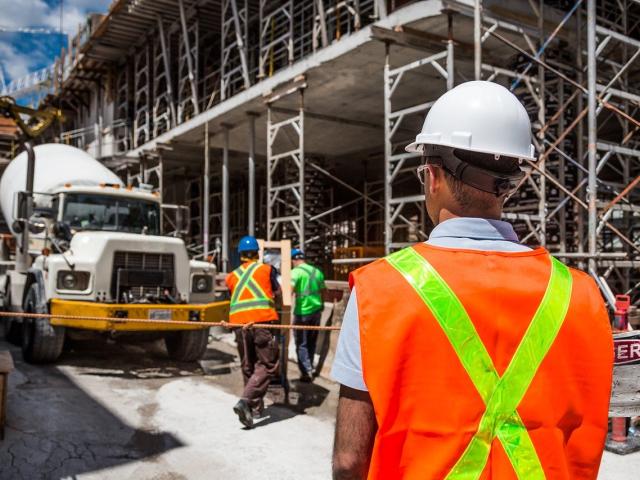 Photo chantier de construction