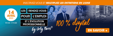 Bannière RDV emploi Orly Paris 2022