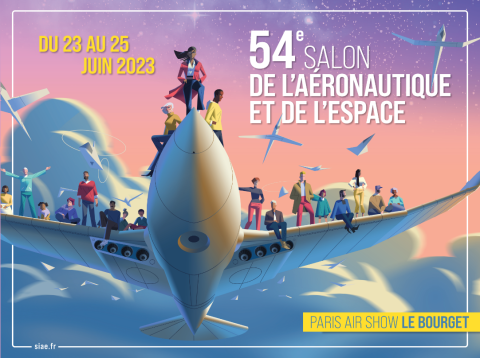 Affiche salon du Bourget