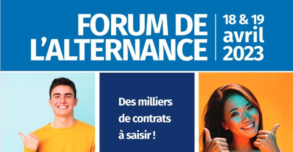 Visuel forum de l'alternance