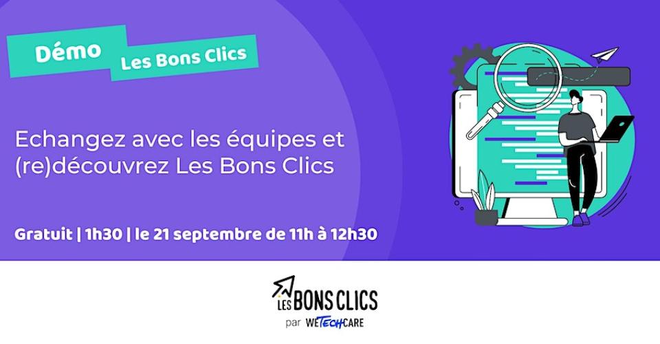 Visuel webinaire Les Bons Clics
