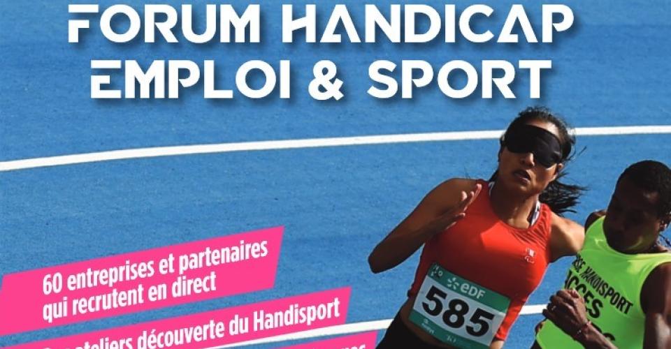 Visuel forum handicap emploi et sport