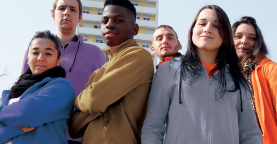 Six jeunes en service civique